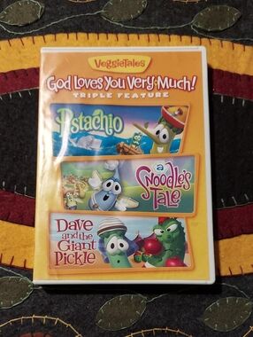 ❤️ VeggieTales God Loves You Very Much! Triple Feature DVD